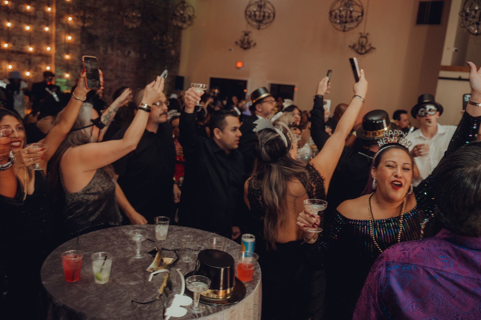 Guests celebrating